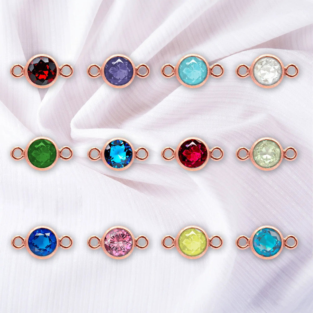 Birthstone Connectors | 4mm | 14K Gold Filled Yellow by Sunstone Welders
