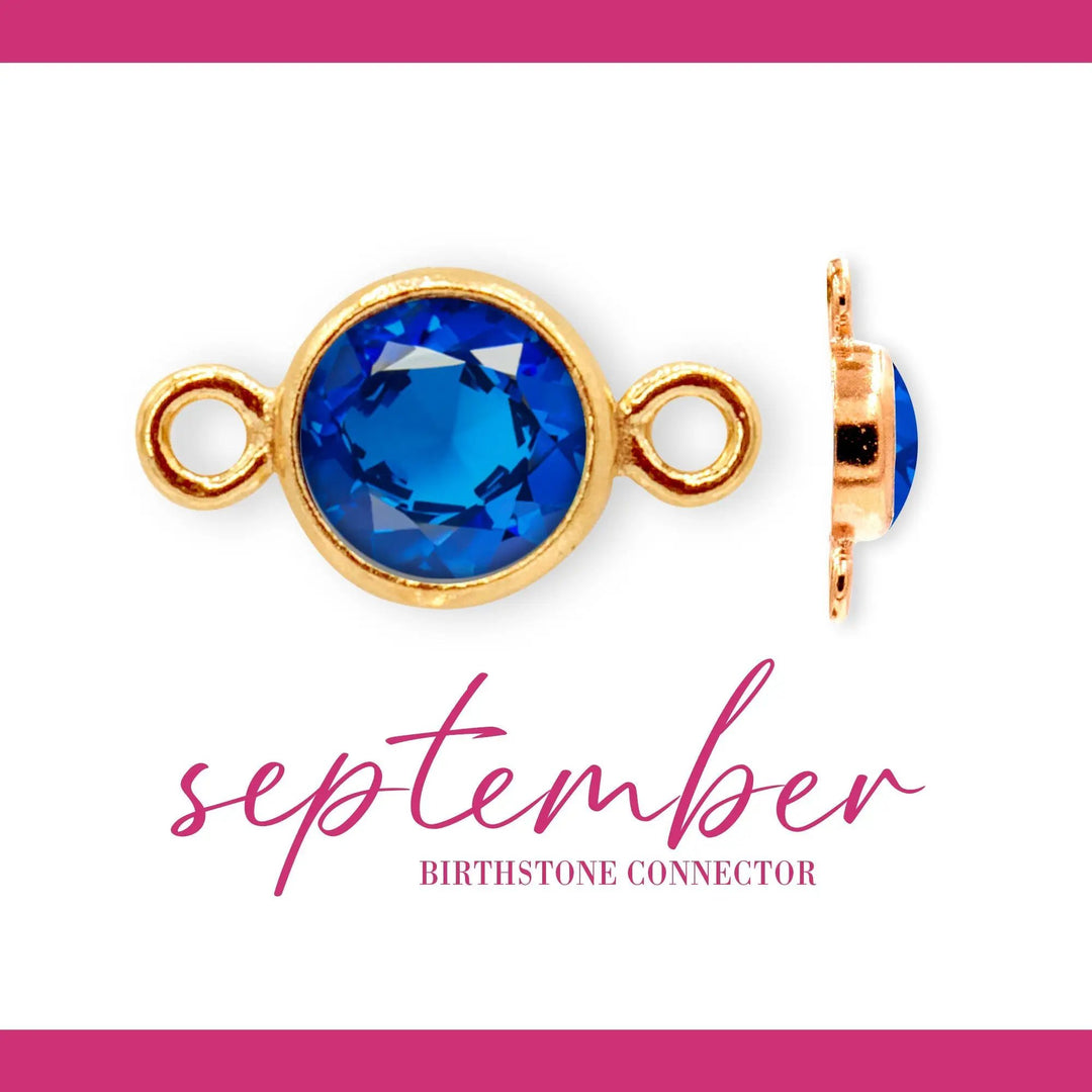 Birthstone Connectors | 4mm | 14K Gold Filled Yellow by Sunstone Welders