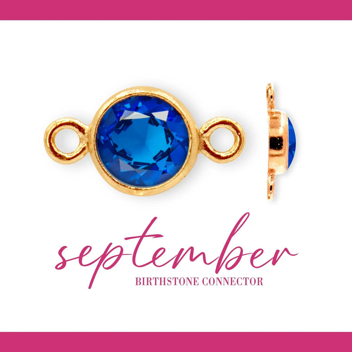 Birthstone Connectors | 4mm | 14K Gold Filled Yellow by Sunstone Welders