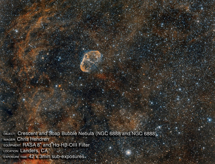 H-alpha H-beta OIII Imaging Filter, Rowe-Ackermann Schmidt Astrograph (RASA) 8 by Celestron