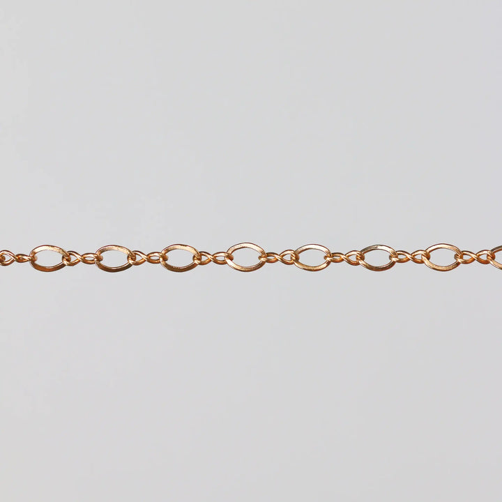 Grace Permanent Jewelry Chain, Figure 8 Design, Figure 8 Links, Available in Gold Options and Silver by Sunstone Welders