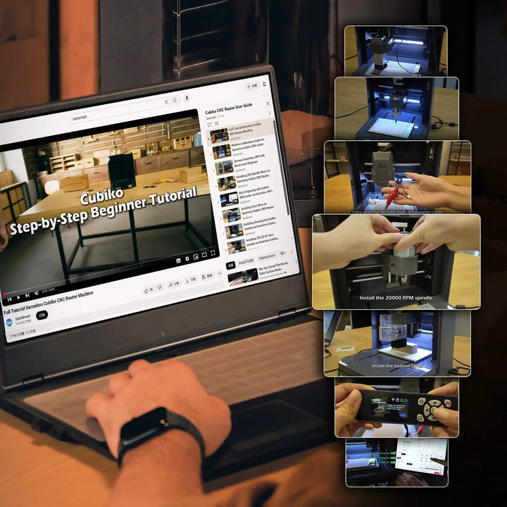 Cubiko CNC Router, An Affordable Desktop CNC for Everyone by SainSmart.com