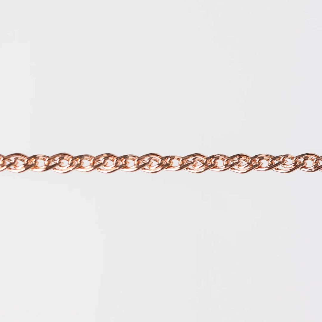 Eve Permanent Jewelry Chain, Flat Nonna Mother & Child, Available in Sterling Silver and Gold Filled by Sunstone Welders