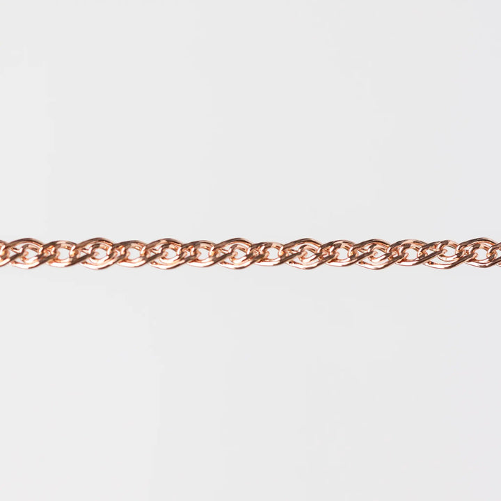 Eve Permanent Jewelry Chain, Flat Nonna Mother & Child, Available in Sterling Silver and Gold Filled by Sunstone Welders