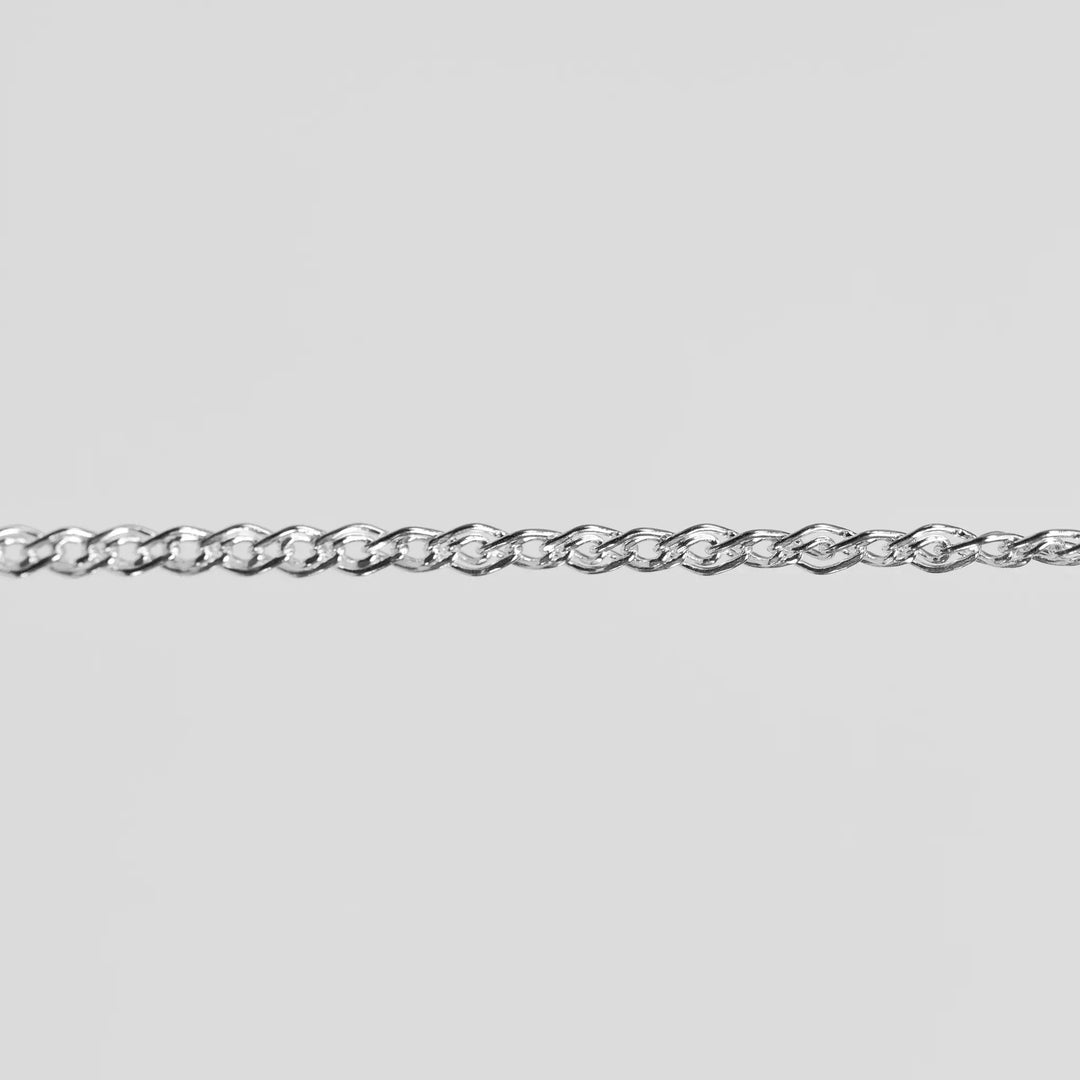 Eve Permanent Jewelry Chain, Flat Nonna Mother & Child, Available in Sterling Silver and Gold Filled by Sunstone Welders