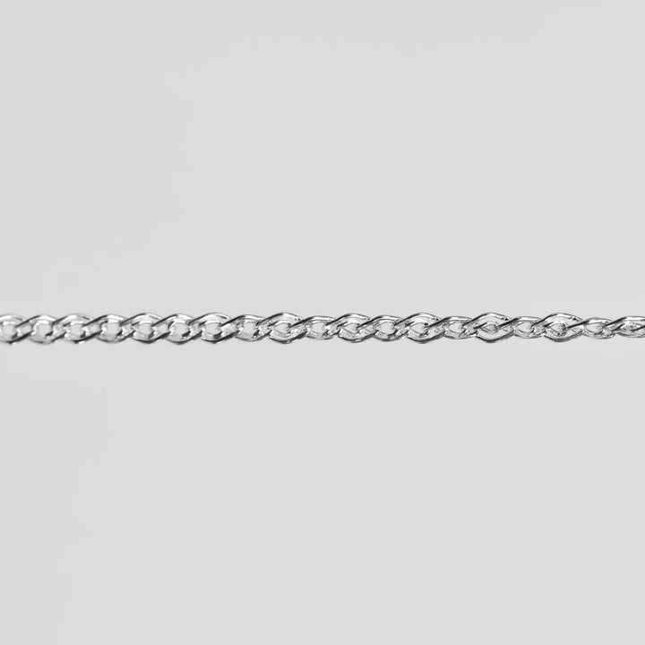 Eve Permanent Jewelry Chain, Flat Nonna Mother & Child, Available in Sterling Silver and Gold Filled by Sunstone Welders