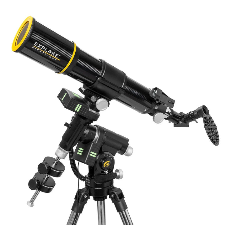 Explore FirstLight 80mm CF Telescope Go-To Tracker Combo with Solar Filter by Explore Scientific