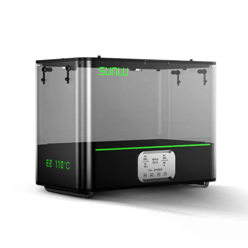 SUNLU FilaDryer E2, Professional Drying and Annealing, Up to 110℃/230°F, Born for Engineering 3D Printing Filaments by SainSmart.com