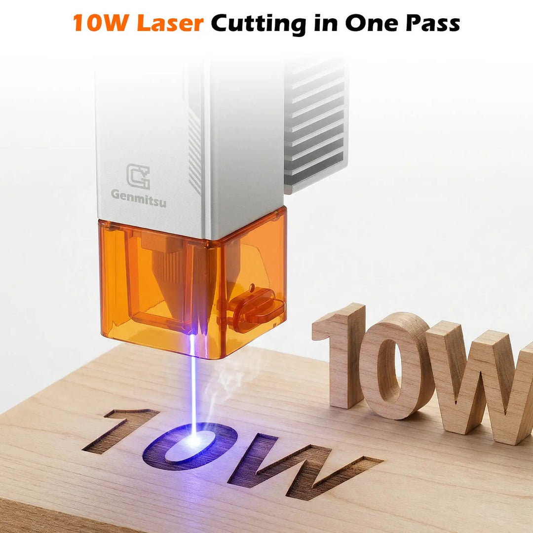 Genmitsu CFL10-40 10W FAC Laser Module for CNC Routers, 435nm, Class 4 by SainSmart.com