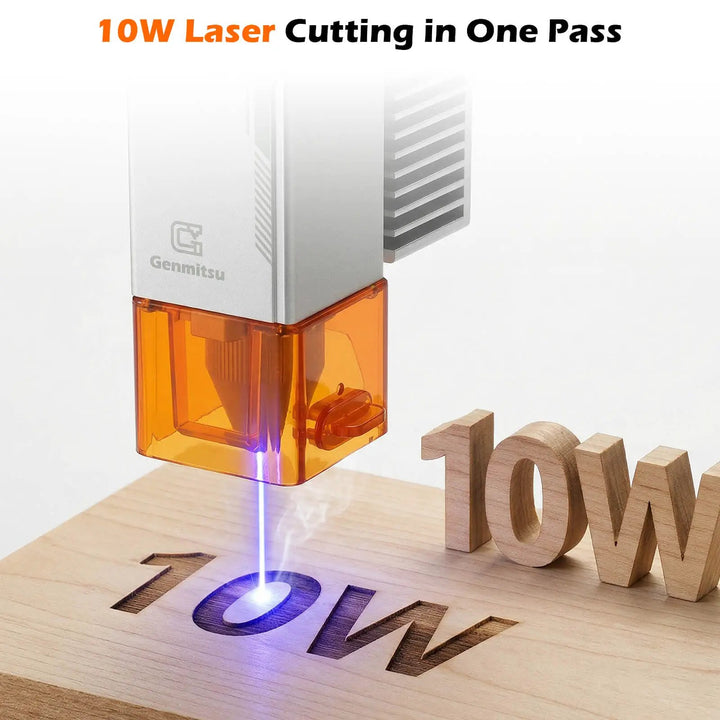 Genmitsu CFL10-40 10W FAC Laser Module for CNC Routers, 435nm, Class 4 by SainSmart.com