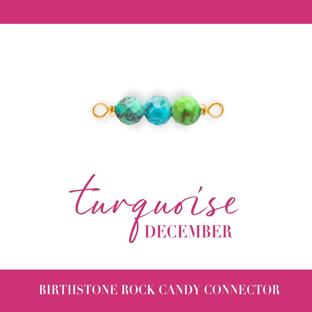 Birthstone Rock Candy Connectors | 14mm | 14K Gold Filled Yellow by Sunstone Welders