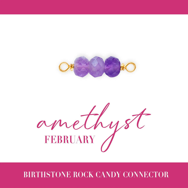 Birthstone Rock Candy Connectors | 14mm | 14K Gold Filled Yellow by Sunstone Welders