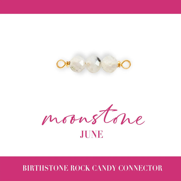 Birthstone Rock Candy Connectors | 14mm | 14K Gold Filled Yellow by Sunstone Welders