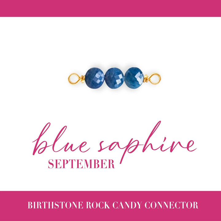 Birthstone Rock Candy Connectors | 14mm | 14K Gold Filled Yellow by Sunstone Welders