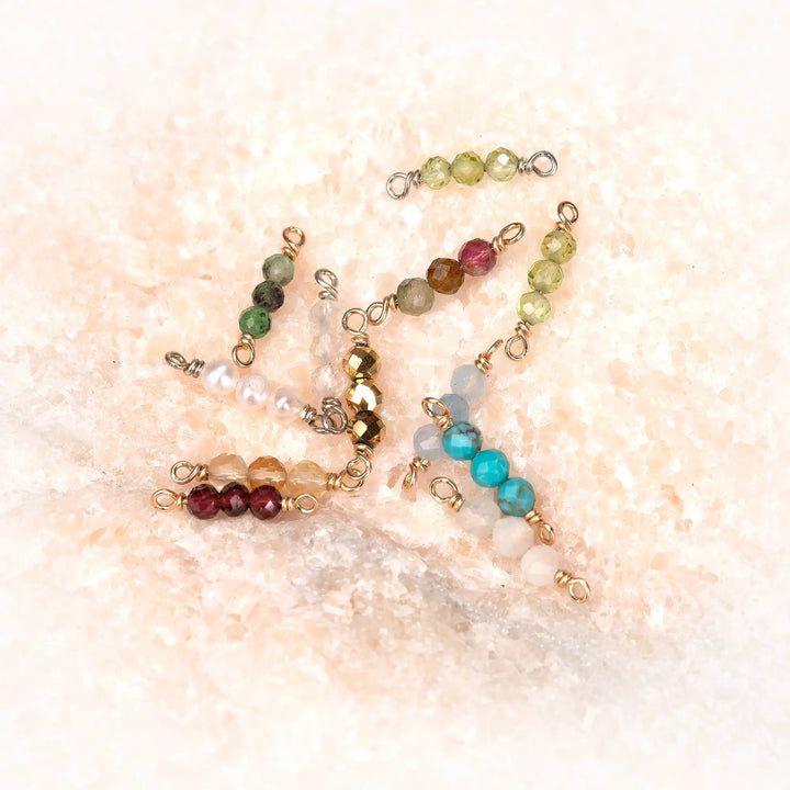 Birthstone Rock Candy Connectors | 14mm | 14K Gold Filled Yellow by Sunstone Welders