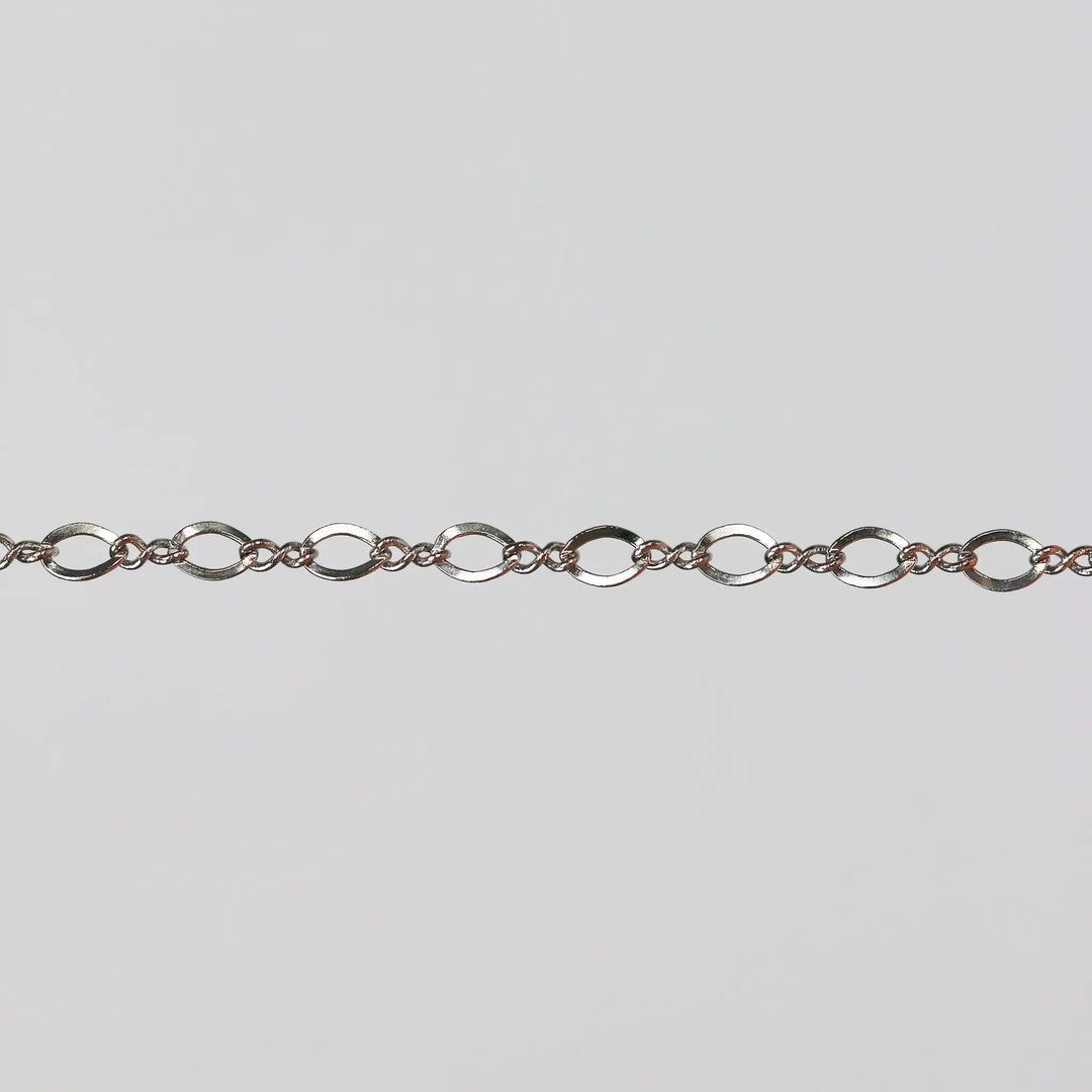 Grace Permanent Jewelry Chain, Figure 8 Design, Figure 8 Links, Available in Gold Options and Silver by Sunstone Welders