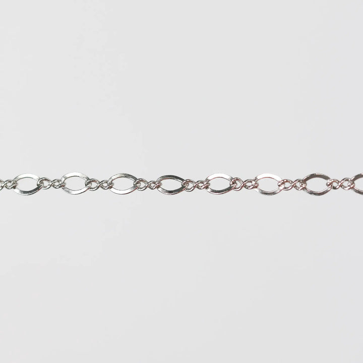 Grace Permanent Jewelry Chain, Figure 8 Design, Figure 8 Links, Available in Gold Options and Silver by Sunstone Welders