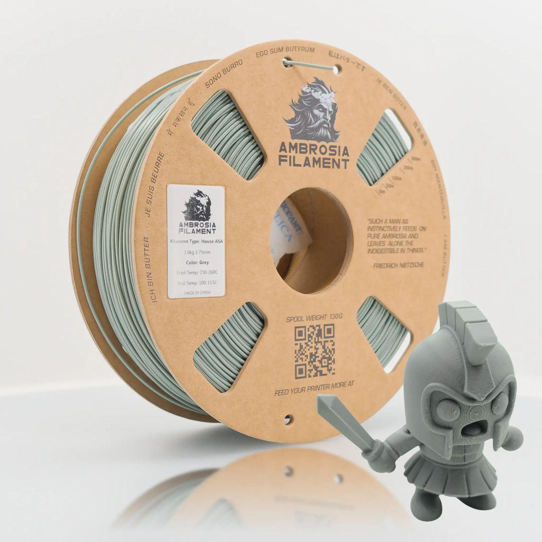 AMBROSIA ASA Filament of the Gods - 1KG Bambu AMS Friendly Cardboard Spools Premium 3D Printing Filament House ASA by West3D 3D Printing Supplies
