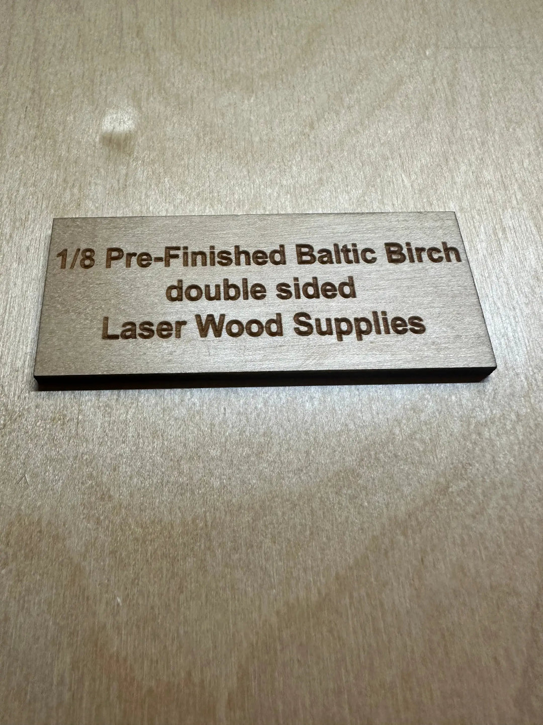 PRE-FINISHED Baltic Birch BULK BOX - FREE UPS SHIPPING by Laser Wood Supplies