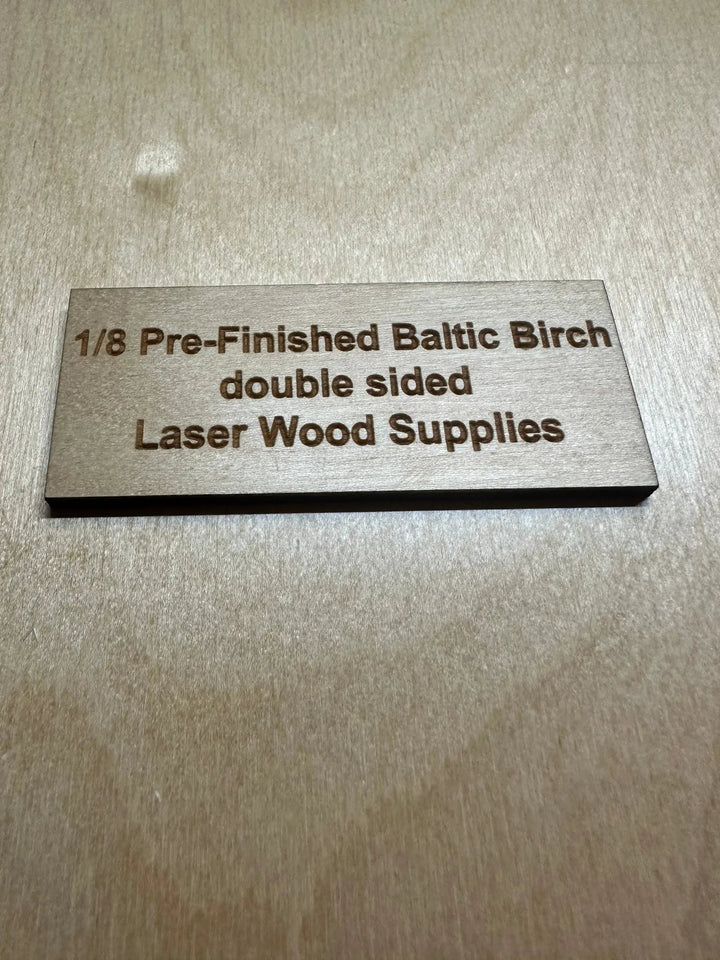 PRE-FINISHED Baltic Birch BULK BOX - FREE UPS SHIPPING by Laser Wood Supplies