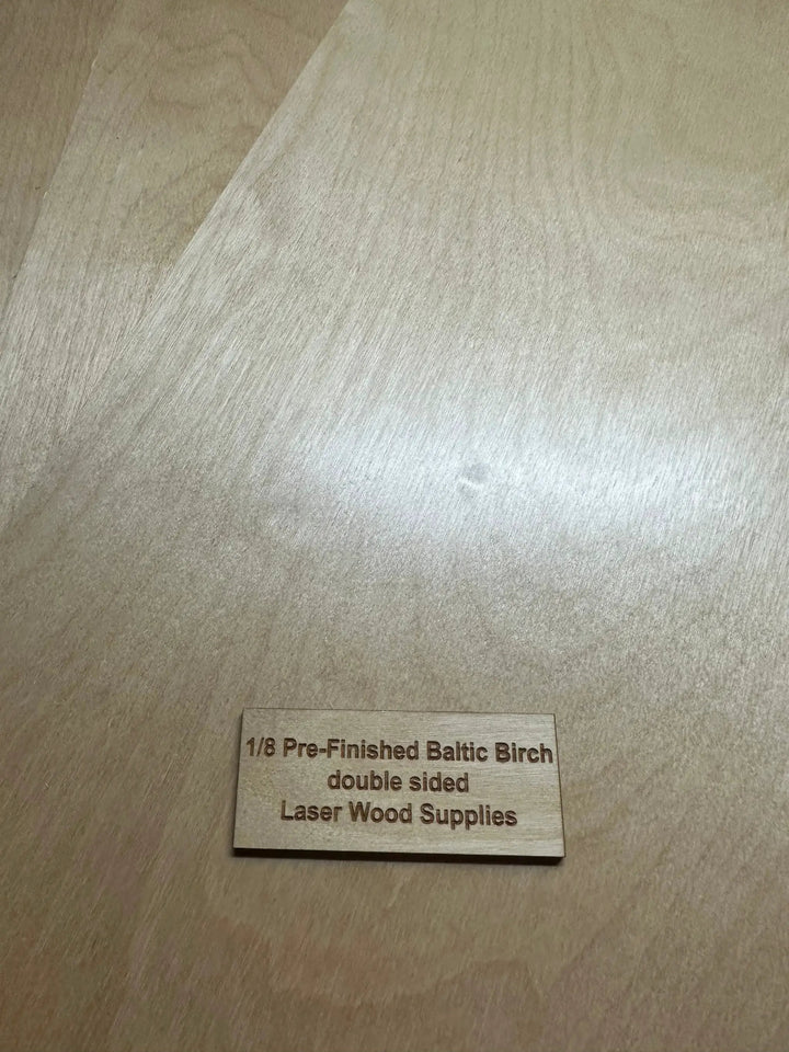 PREFINISHED X-Large Baltic Birch / Large Sheets / Perfect for Mira9/Thunder/OMTech by Laser Wood Supplies