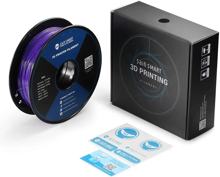 Neon Color TPU Filament Bundle Kit, Cyberpunk Color 1.75mm 0.8kg/1.76lb by SainSmart.com