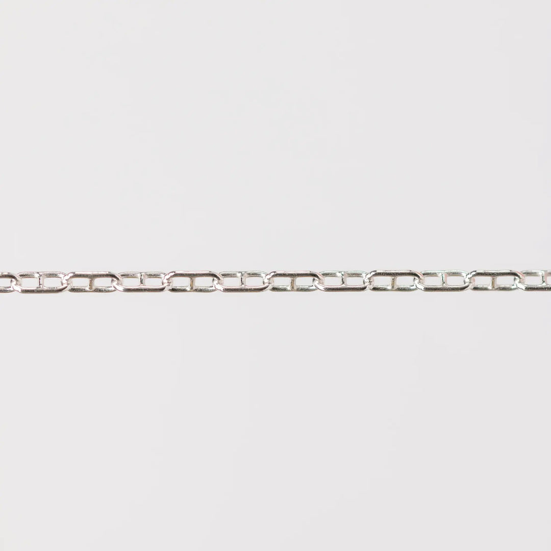 Karla Permanent Jewelry Chain, Mariner Links, Available in Silver and Gold Filled by Sunstone Welders