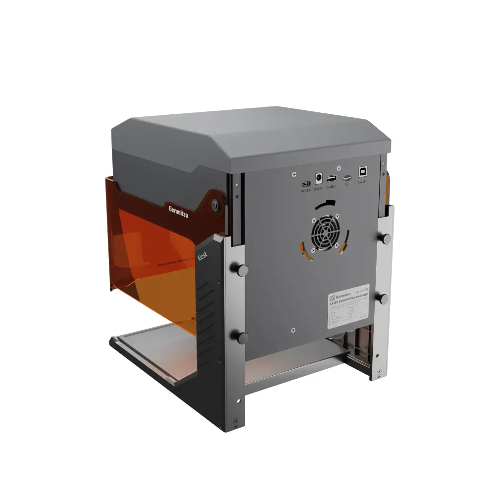 Kiosk Laser Engraver Machine, Compact, Open-to-use, 2.5W/5W/10W, Home Laser Cutter with Acrylic Enclosure by SainSmart.com
