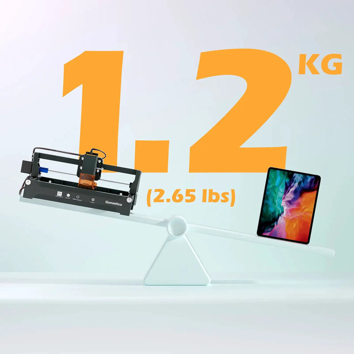 Kortek Laser Engraver Machine, 2.5W/5W/10W, ±0.01mm High Precision, IR Laser Compatible, Portable CNC Laser Cutter by SainSmart.com