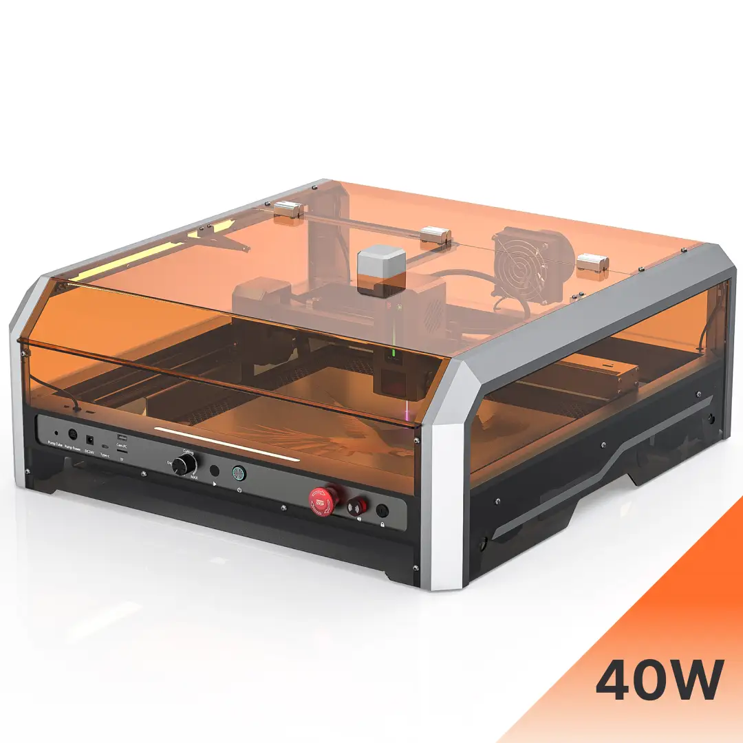 L8 Laser Engraver Machine, 20W/40W Power, 40000mm/min High Speed All-in-one, Air Assist, Lightburn Camera by SainSmart.com