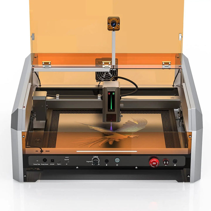 L8 Laser Engraver Machine, 20W/40W Power, 40000mm/min High Speed All-in-one, Air Assist, Lightburn Camera by SainSmart.com