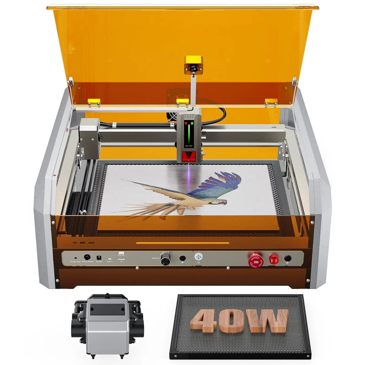L8 Laser Engraver Machine, 20W/40W Power, 40000mm/min High Speed All-in-one, Air Assist, Lightburn Camera by SainSmart.com
