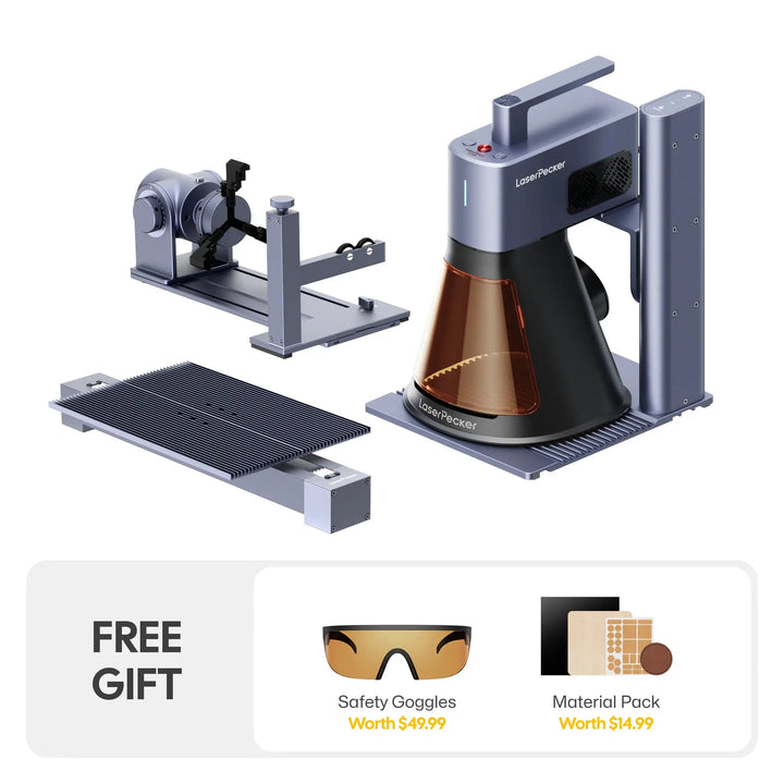 LaserPecker LP2 Plus 10W Desktop Laser Engraver & Cutter by My Store