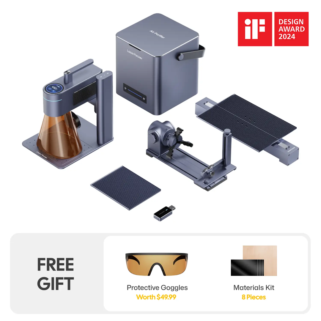 LaserPecker LP4 - The World's First Portable Dual-Laser Engraver by LaserPecker