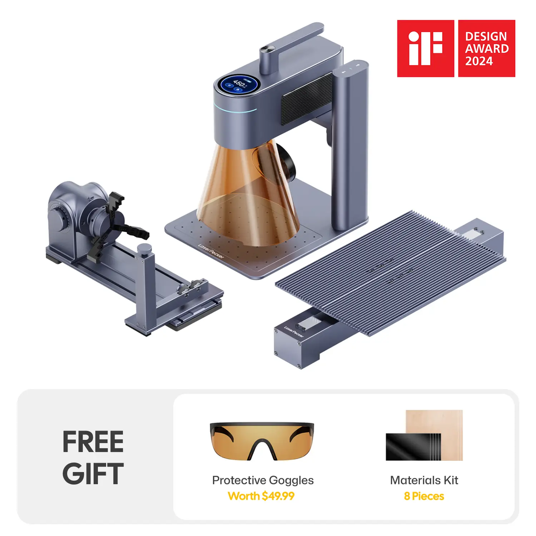 LaserPecker LP4 - The World's First Portable Dual-Laser Engraver by My Store