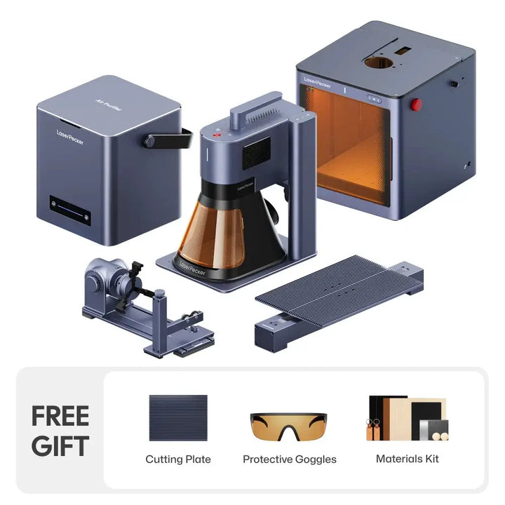 LaserPecker LP5 - The Smart 20W Fiber + Diode Laser Engraver by LaserPecker