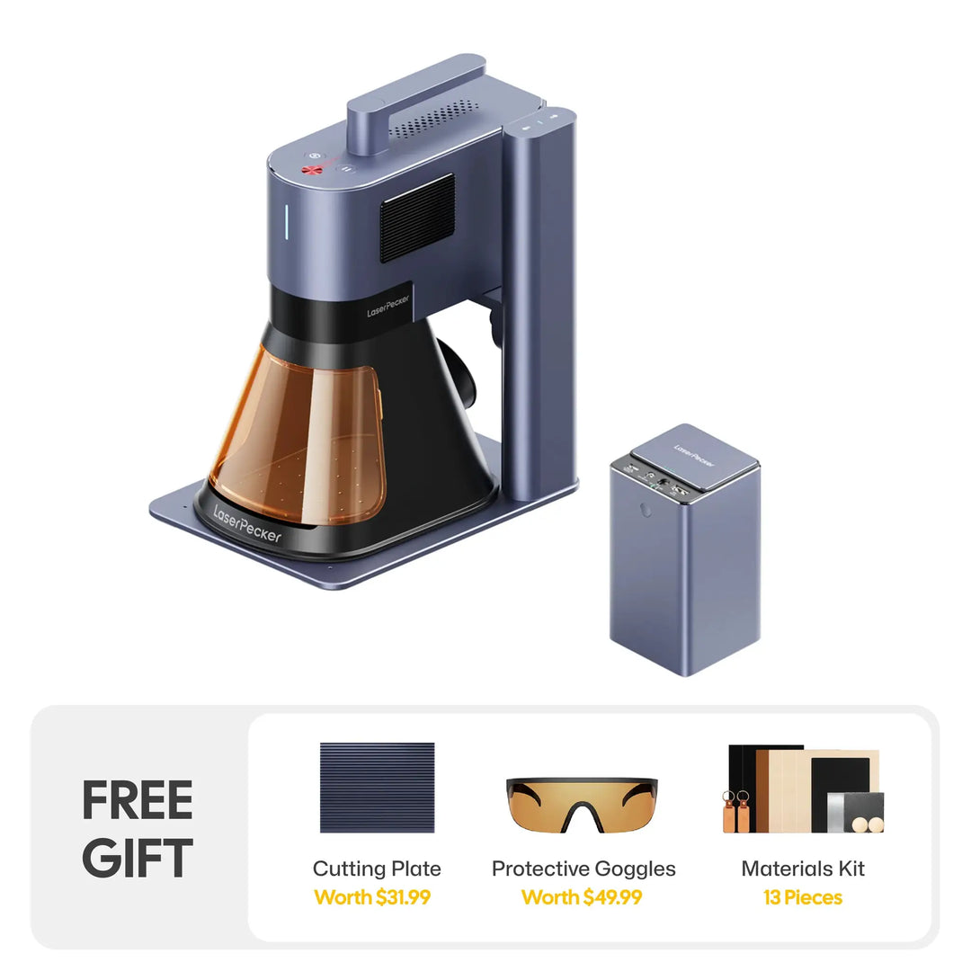 LaserPecker LP5 - The Smart 20W Fiber + Diode Laser Engraver by LaserPecker