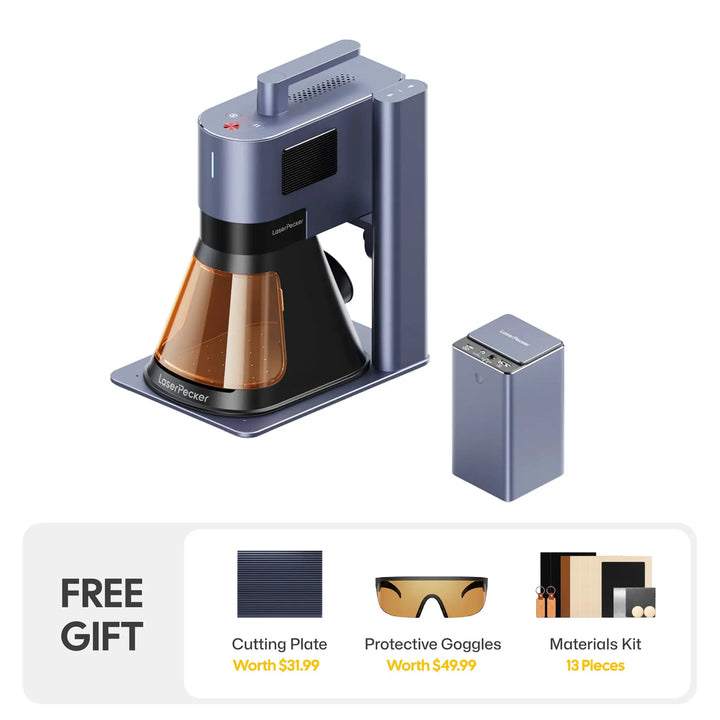 LaserPecker LP5 - The Smart 20W Fiber + Diode Laser Engraver by LaserPecker