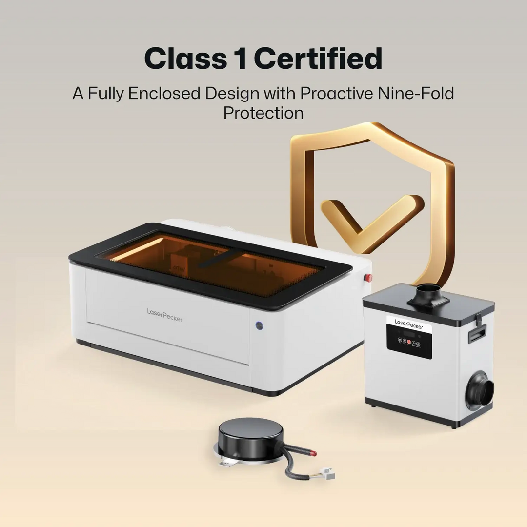 LaserPecker LX2 40W Diode & 2W IR Kit - A Ready-to-Use Dual-Laser Platform by LaserPecker