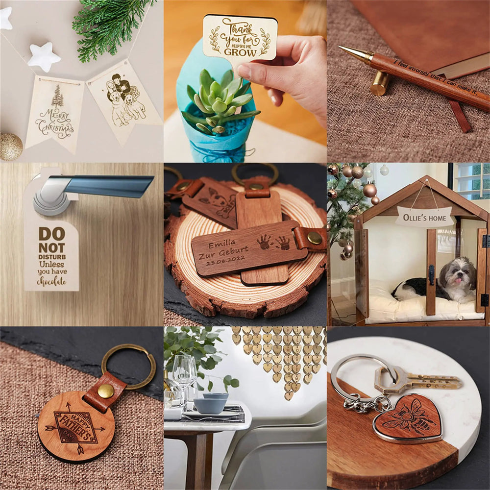 Wood Material Package Material Kit (190 pcs) by LaserPecker