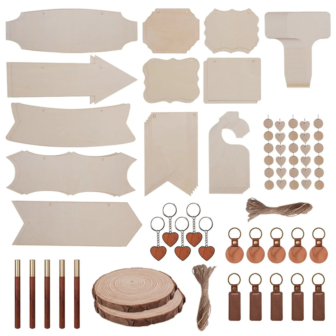 Wood Material Package Material Kit (190 pcs) by LaserPecker