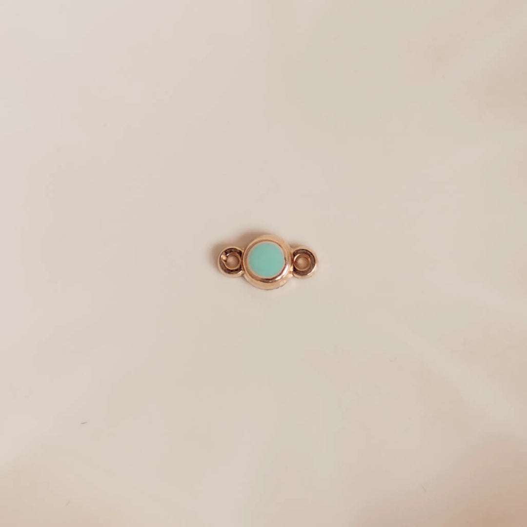Color Dot Design Auburn Connectors | 4 Pack | 14K Gold Filled Yellow by Sunstone Welders