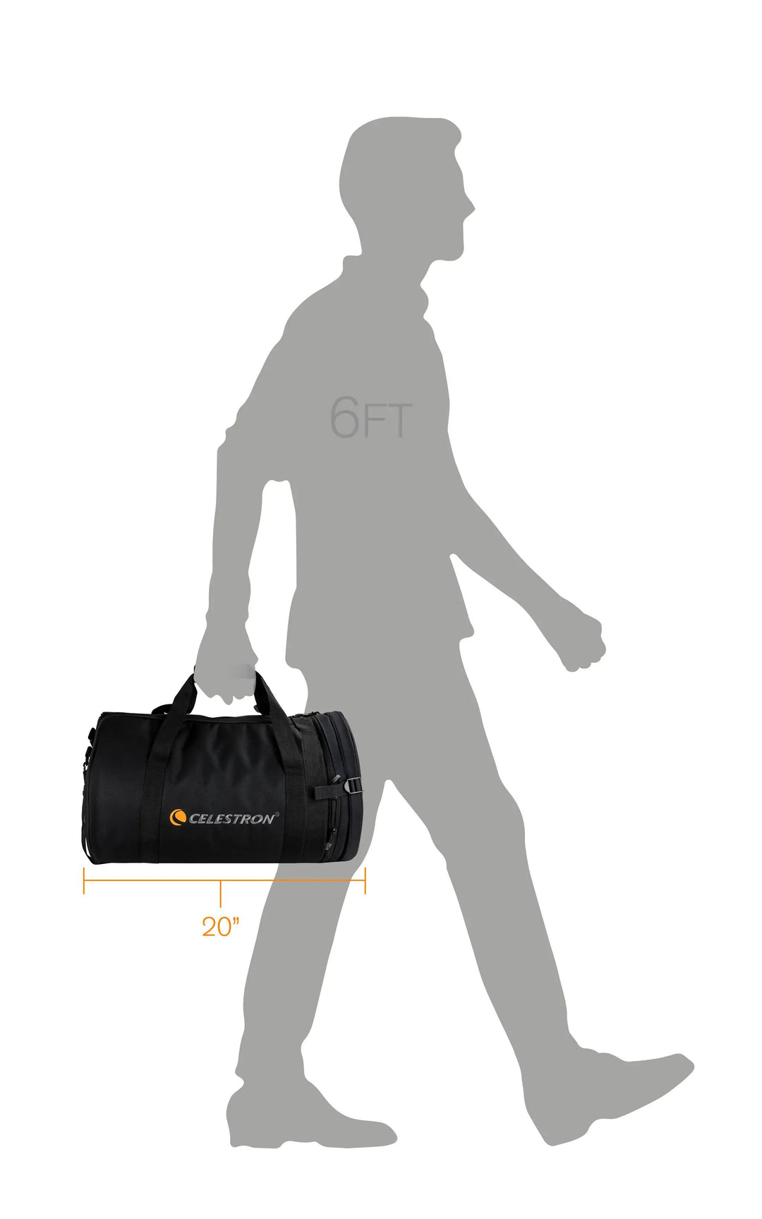 Padded Telescope Bag for 8" Optical Tubes by Celestron