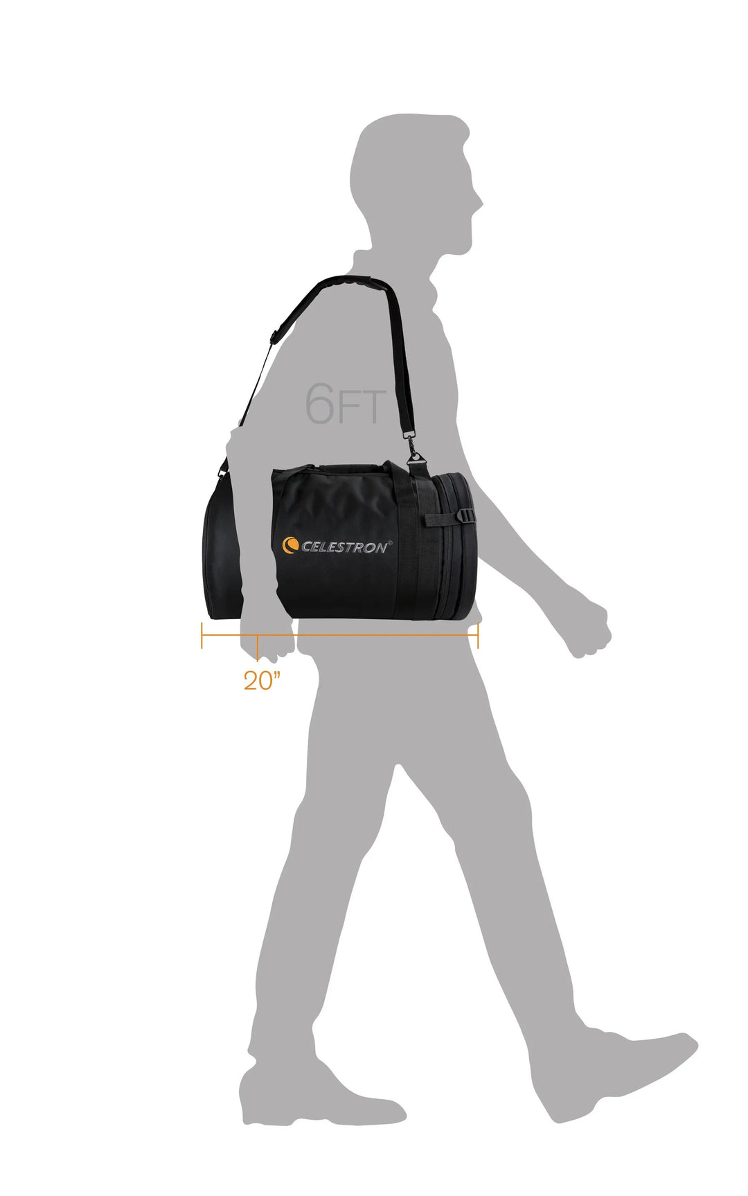 Padded Telescope Bag for 8" Optical Tubes by Celestron