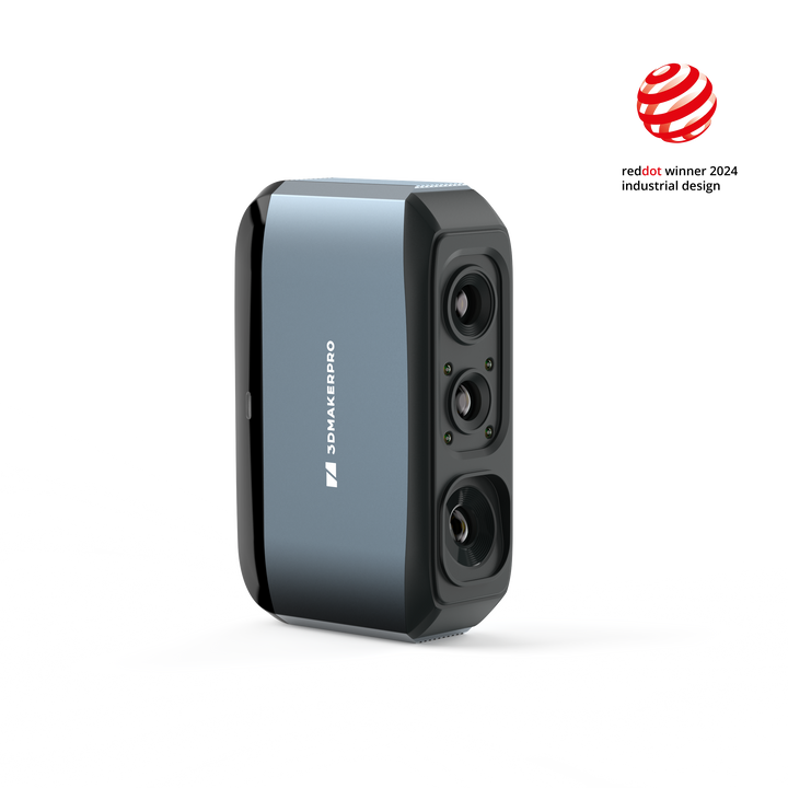 3DMakerpro Moose portable 3D scanner front view showing dual camera sensors