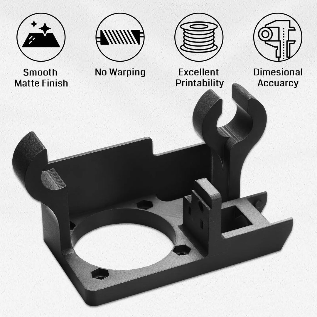 ePA12-CF 1.75mm Carbon Fiber Nylon Filament, 0.5kg, Accuracy +/- 0.05 mm, Black by SainSmart.com