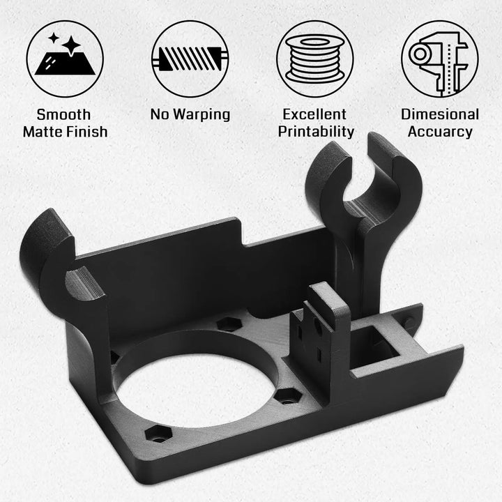 ePA12-CF 1.75mm Carbon Fiber Nylon Filament, 0.5kg, Accuracy +/- 0.05 mm, Black by SainSmart.com