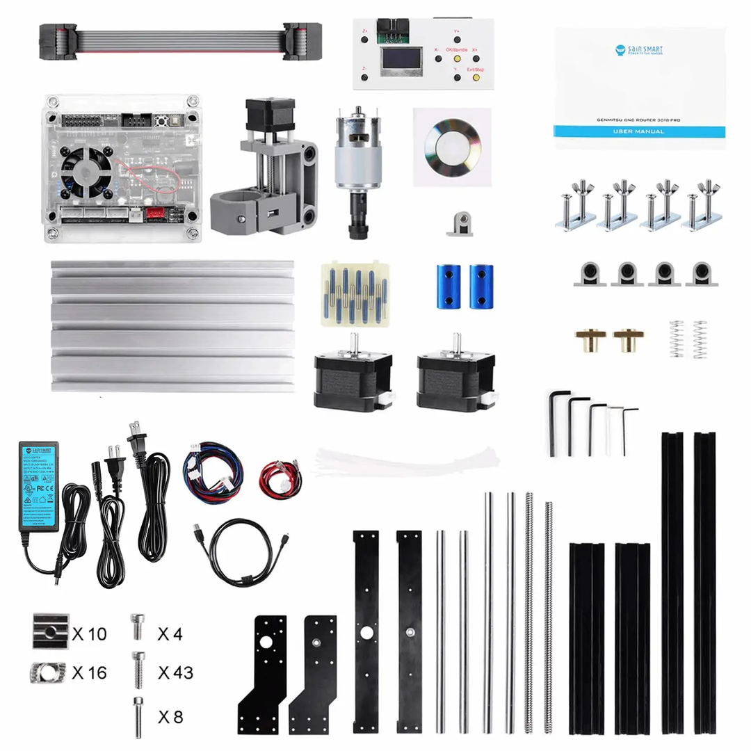 3018-PRO Desktop CNC Router DIY Kit by SainSmart.com