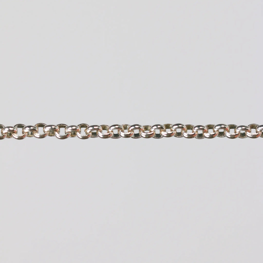 Nicole Permanent Jewelry Chain, Rolo Design, Uniform Round Links, Available in Gold Filled and Silver by Sunstone Welders
