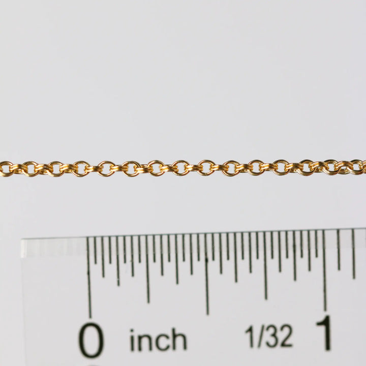 Olivia Permanent Jewelry Chain, Double Cable Design, Double Links, Available in Gold Filled and Silver by Sunstone Welders